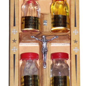 Olive Oil Kit, My Bethlehem Crafts, Handcrafted Olivewood from The Holy Land