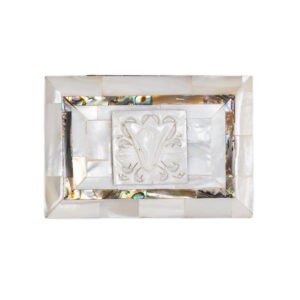 Mother of Pearl Jewelry Box, My Bethlehem Crafts, Handcarved Olivewood from the Holy Land