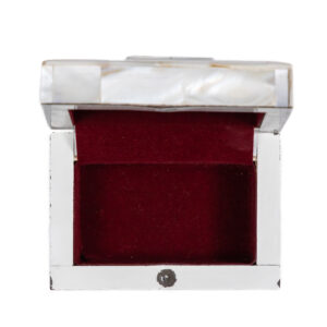 Mother of Pearl Jewelry Box, My Bethlehem Crafts, Handcarved Olivewood from the Holy Land