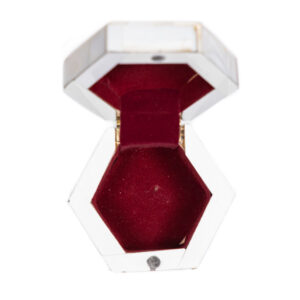 Mother of Pearl Jewelry Box, My Bethlehem Crafts, Handcarved Olivewood from the Holy Land