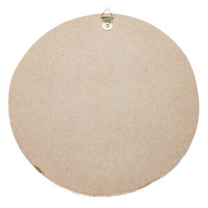 My Bethlehem Crafts | Circle Olivewood Plaque of Holy Elements